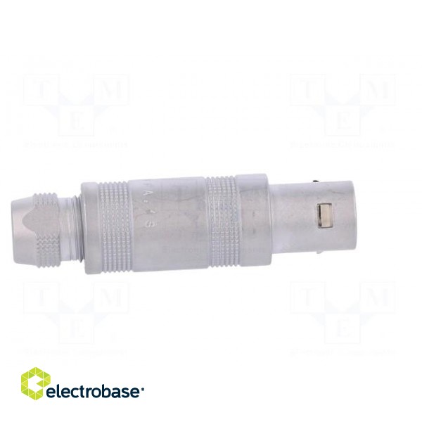 Connector: circular | Series: 1S | plug | male/female | soldering | 10A фото 7