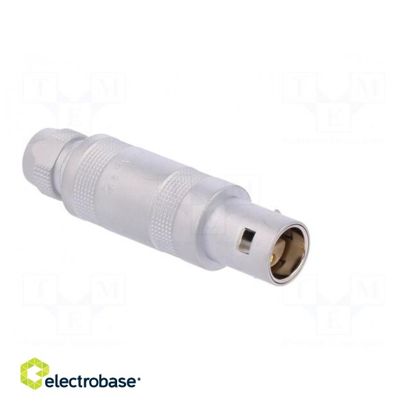 Connector: circular | Series: 1S | plug | male/female | soldering | 10A фото 8