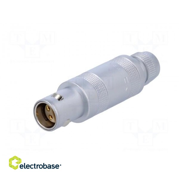 Connector: circular | Series: 1S | plug | male | soldering | for cable image 2