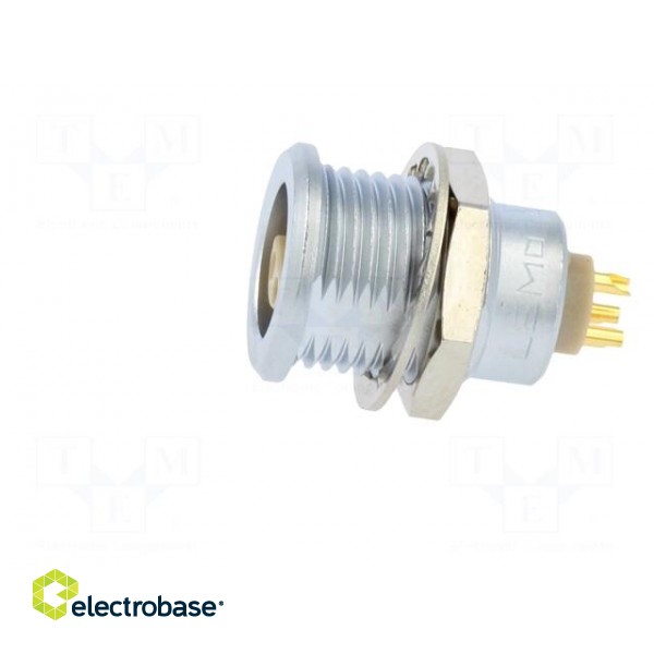 Connector: circular | 1S | socket | male/female | PIN: 3(2+1) | 10A | IP50 image 3