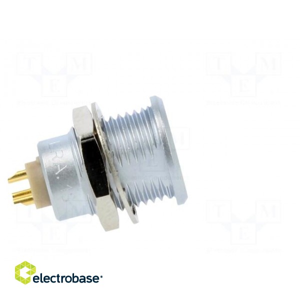Connector: circular | 1S | socket | male/female | PIN: 3(2+1) | 10A | IP50 image 7