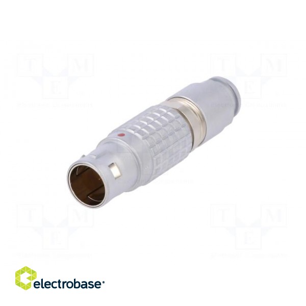 Connector: circular | Series: 2B | plug | male | soldering | for cable image 2