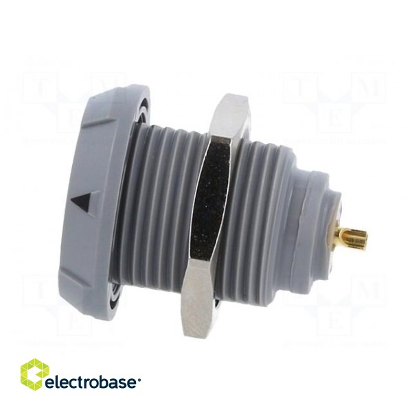 Connector: circular | 1P | plug | female | PIN: 2 | soldering | 10A | IP50 image 3