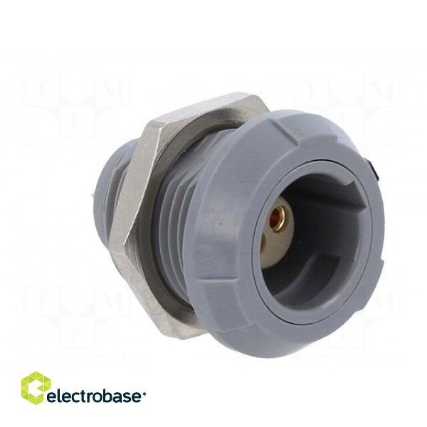 Connector: circular | 1P | plug | female | PIN: 2 | soldering | 10A | IP50 image 8