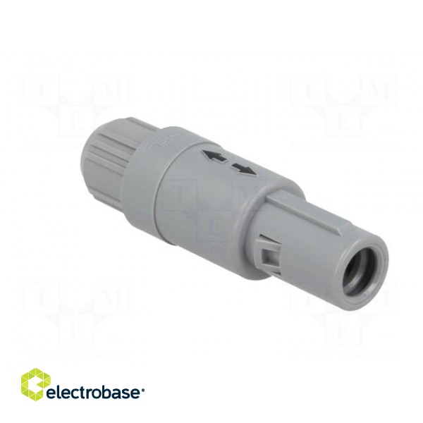 Connector: circular | Series: P | plug | male | soldering | for cable image 4