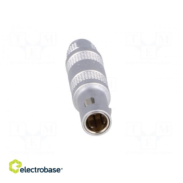 Connector: coaxial | 00 | plug | male | soldering | for cable | 4A | IP50 image 9