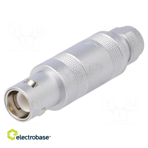 Connector: coaxial | Series: 1S | plug | male | soldering | for cable image 1