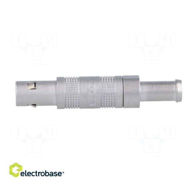 Connector: coaxial | Series: 00 | plug | male | soldering | for cable image 3