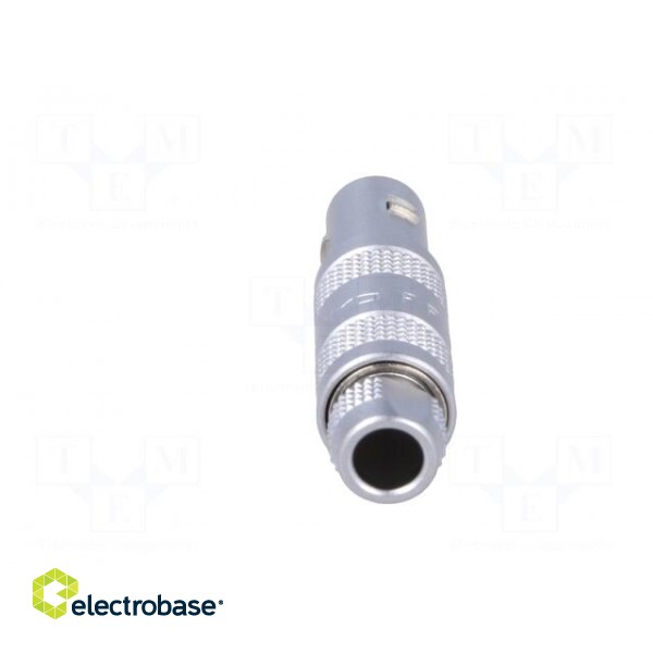 Connector: coaxial | 00 | plug | male | soldering | for cable | 4A | IP50 image 5