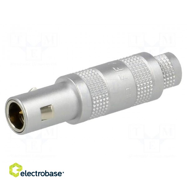 Connector: coaxial | Series: 00 | plug | male | soldering | for cable image 1