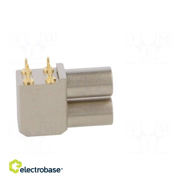 Connector: coaxial | 00 | socket | female | THT | on PCBs | 4A | angled 90° фото 7