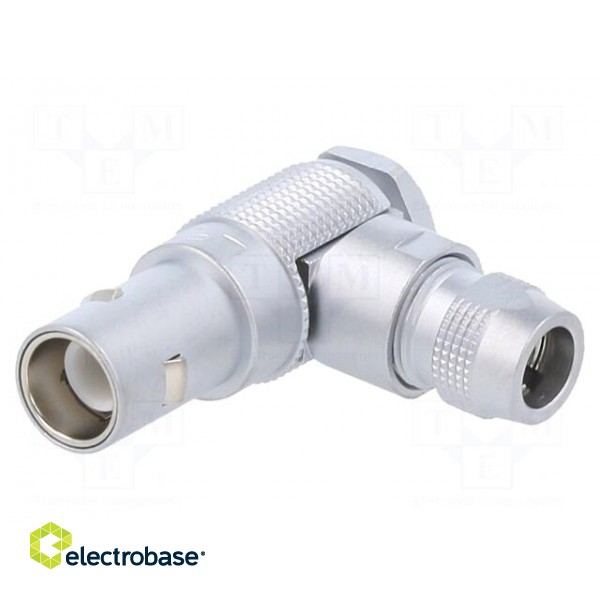 Connector: coaxial | Series: 0S | plug | male | soldering | for cable image 1