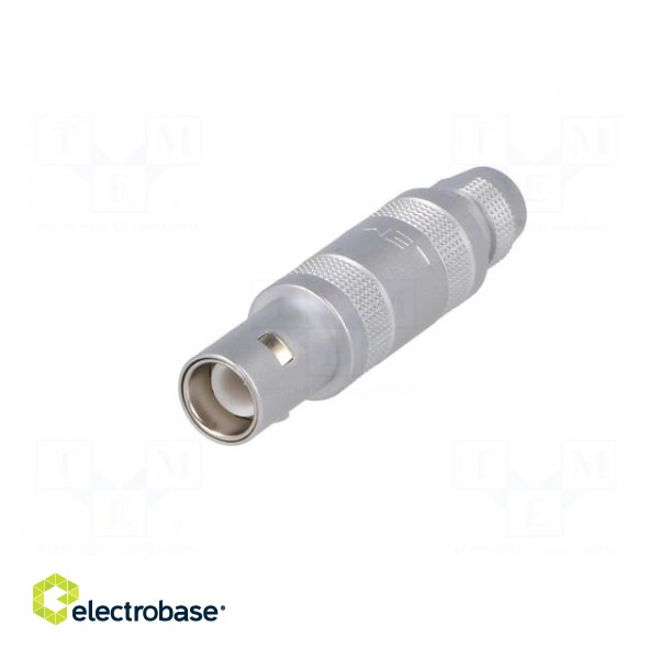 Connector: coaxial | 0S | plug | male | PIN: 1 | soldering | for cable | 6A image 2
