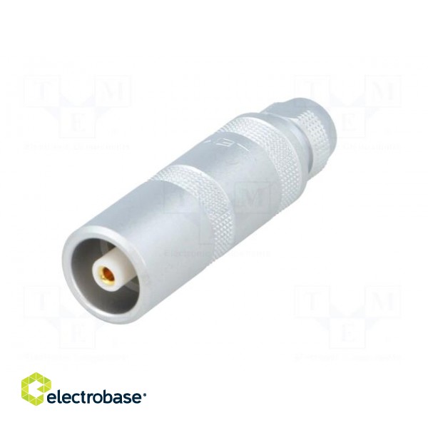 Connector: coaxial | Series: 1S | plug | female | soldering | for cable image 2
