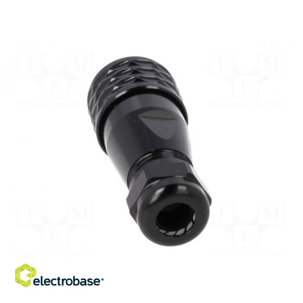 Plug | SA16 | female | PIN: 4 | IP67 | 5÷8mm | 5A | soldering | for cable paveikslėlis 5