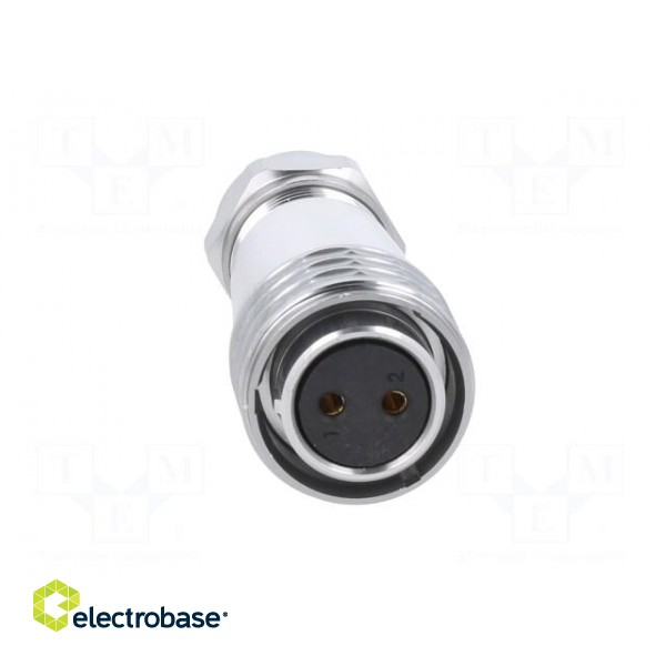 Plug | SA20 | female | PIN: 2 | IP67 | 8÷12mm | 25A | soldering | for cable paveikslėlis 9