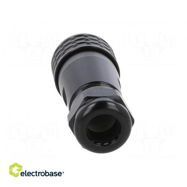 Plug | SA20 | female | PIN: 5 | IP67 | 8÷12mm | 10A | soldering | for cable paveikslėlis 5