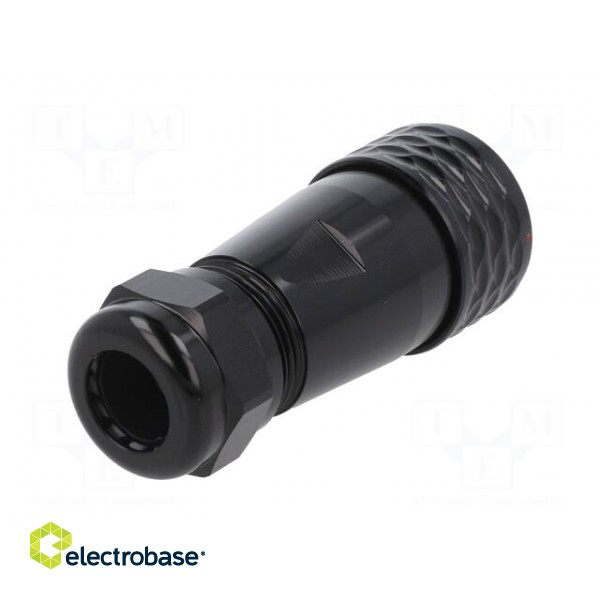 Plug | SA20 | male | PIN: 3 | IP67 | 8÷12mm | 25A | soldering | for cable paveikslėlis 6