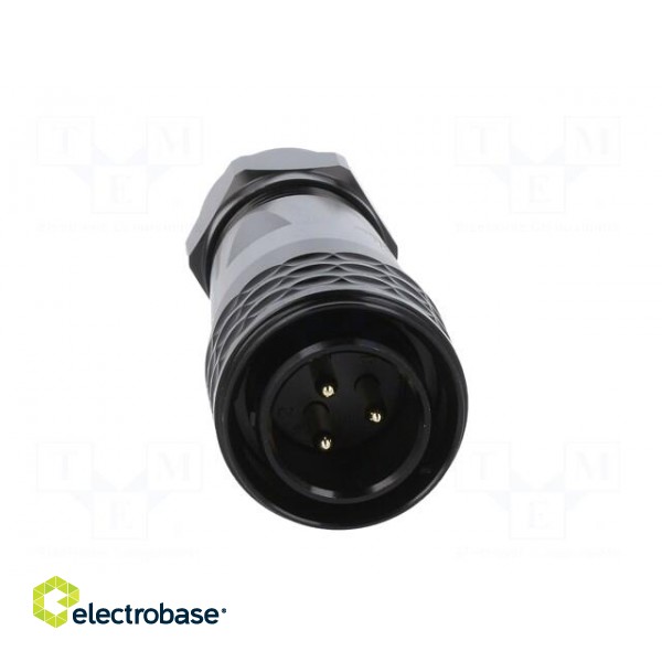 Plug | SA20 | male | PIN: 3 | IP67 | 8÷12mm | 25A | soldering | for cable paveikslėlis 9