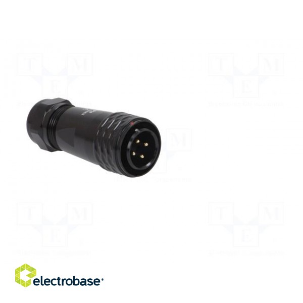 Plug | SA20 | male | PIN: 4 | IP67 | 8÷12mm | 25A | soldering | for cable image 8