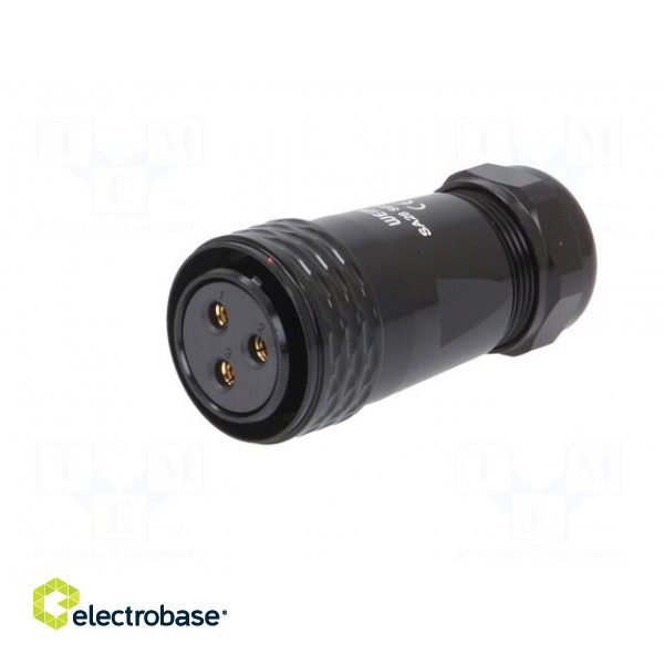 Plug | SA28 | female | PIN: 3 | IP67 | 13÷16mm | 50A | soldering | for cable paveikslėlis 2