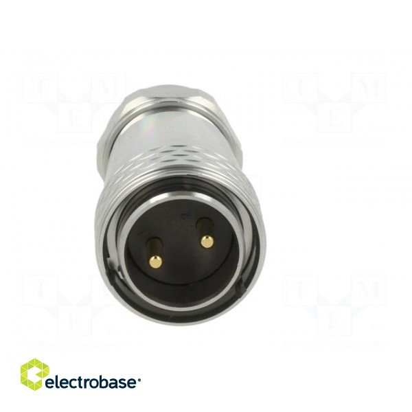 Plug | SA28 | male | PIN: 2 | IP67 | 13÷16mm | 50A | soldering | for cable paveikslėlis 9
