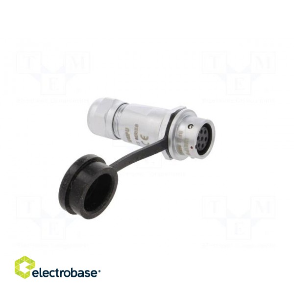 Plug | SF12 | female | PIN: 7 | IP67 | 4÷6.5mm | 5A | soldering | for cable paveikslėlis 8