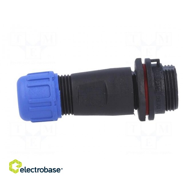 SP13 | plug | male | PIN: 4 | IP68 | 4÷6.5mm | 5A | soldering | for cable paveikslėlis 7