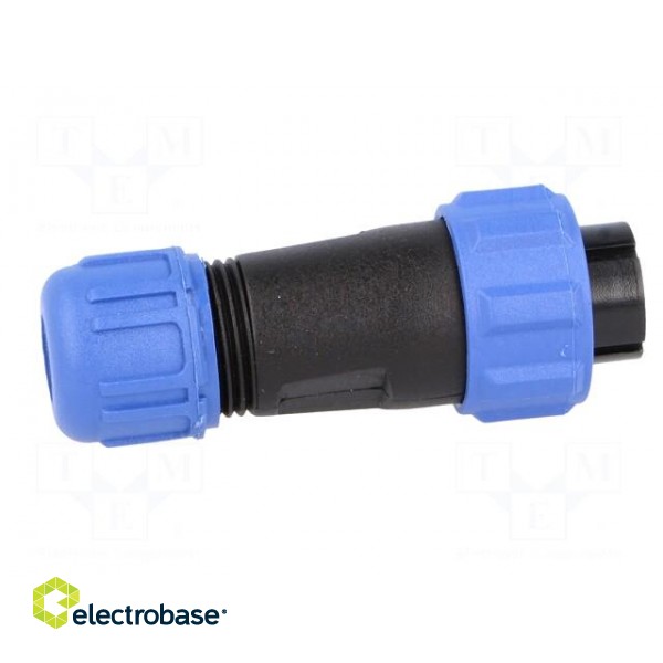 SP13 | plug | male | PIN: 5 | IP68 | 4÷6.5mm | 5A | soldering | for cable paveikslėlis 7