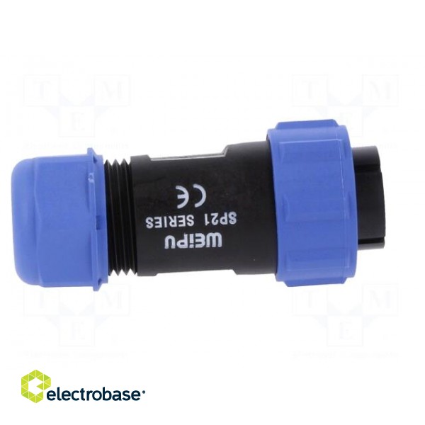 SP21 | plug | female | PIN: 5 | IP68 | 7÷12mm | screw terminal | for cable image 7