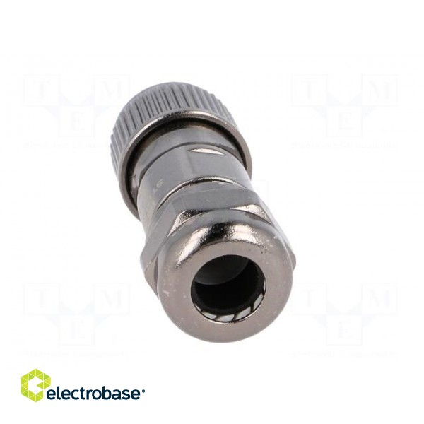 ST12 | plug | female | PIN: 7 | IP67 | 5÷8mm | 5A | soldering | for cable paveikslėlis 5