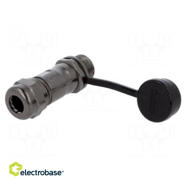 Plug | ST12 | male | PIN: 5 | IP67 | 5÷8mm | 5A | soldering | for cable | 180V image 6