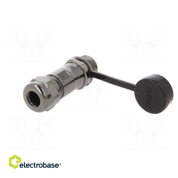 ST12 | plug | male | PIN: 7 | IP67 | 5÷8mm | 5A | soldering | for cable | 125V image 6