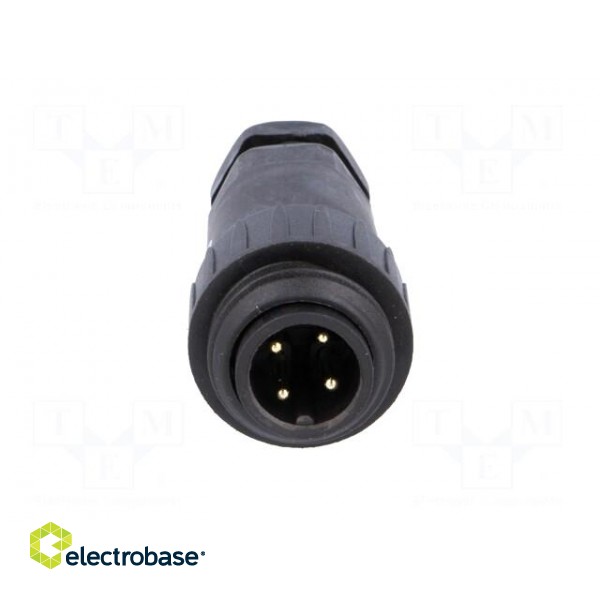 Plug | WA22 | male | PIN: 4 | 3+PE | IP67 | 7÷8.5mm | 16A | screw terminal image 9