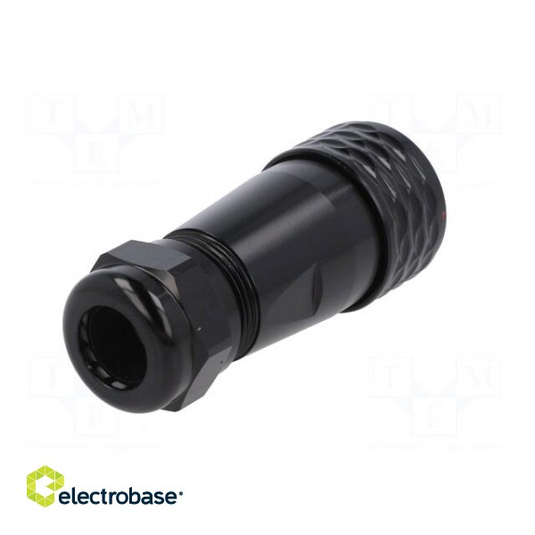 Plug | SA20 | male | PIN: 6(4+2) | IP67 | 8÷12mm | soldering | for cable paveikslėlis 6