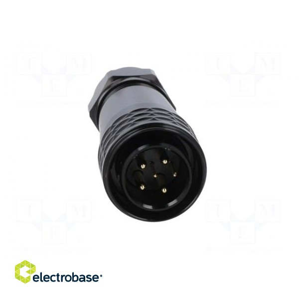 Plug | SA20 | male | PIN: 6(4+2) | IP67 | 8÷12mm | soldering | for cable paveikslėlis 9