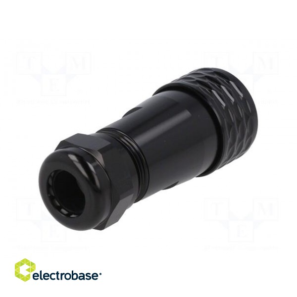 Plug | SA20 | male | PIN: 7 | IP67 | 8÷12mm | 10A | soldering | for cable paveikslėlis 6