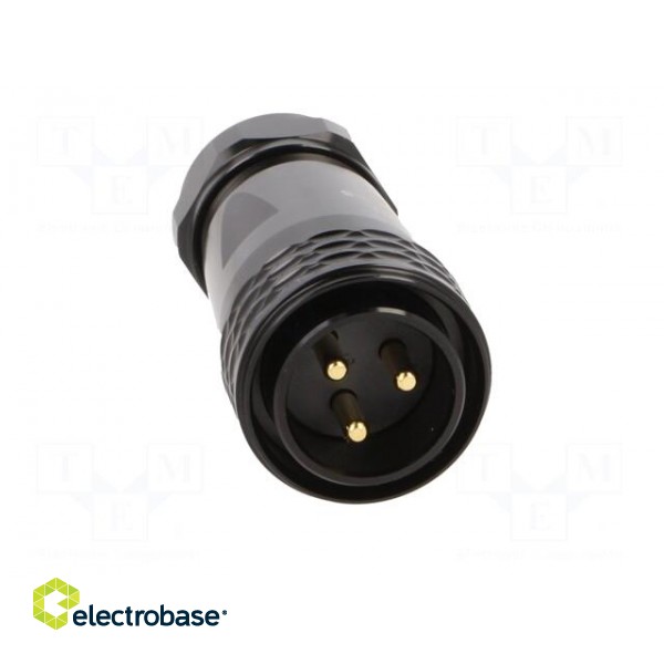 Plug | SA28 | male | PIN: 3 | IP67 | 13÷16mm | 50A | soldering | for cable image 9