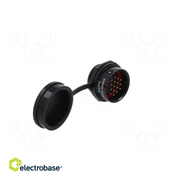 Socket | SA28 | male | PIN: 16 | IP67 | 10A | soldering | 500V | 2mm2 фото 8