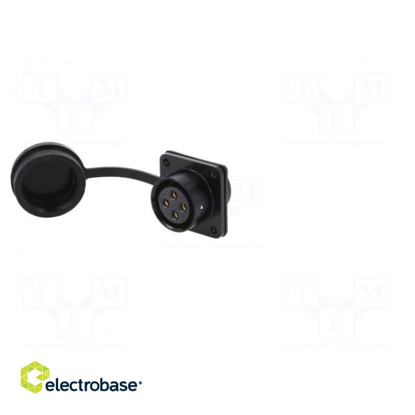 Socket | SA20 | female | PIN: 4 | IP67 | 25A | soldering | 500V | 4mm2 image 2