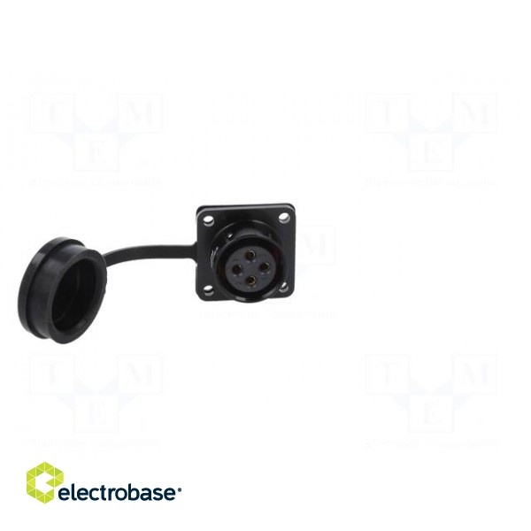 Socket | SA20 | female | PIN: 4 | IP67 | 25A | soldering | 500V | 4mm2 image 9
