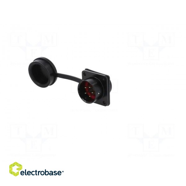 Socket | SA20 | male | PIN: 5 | IP67 | 10A | soldering | 500V | 2mm2 | -40÷85°C image 2