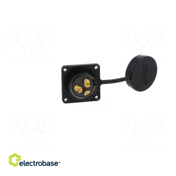 Socket | SA28 | female | PIN: 3 | IP67 | 50A | soldering | 500V | 10mm2 image 5