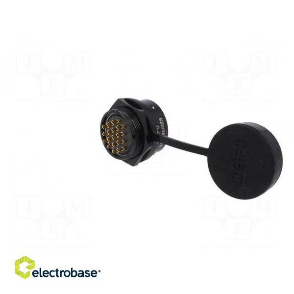 Socket | SA28 | male | PIN: 16 | IP67 | 10A | soldering | 500V | 2mm2 фото 6