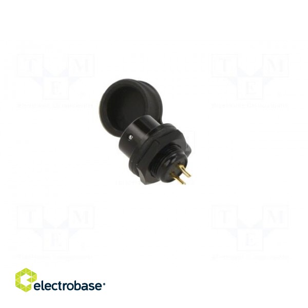 Socket | SA8 | female | PIN: 2 | IP67 | 5A | soldering | 125V | 0.75mm2 image 4