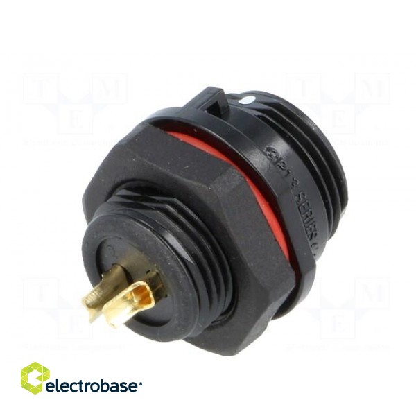 SP13 | socket | female | PIN: 2 | IP68 | 13A | soldering | 250V | 2mm2 image 6