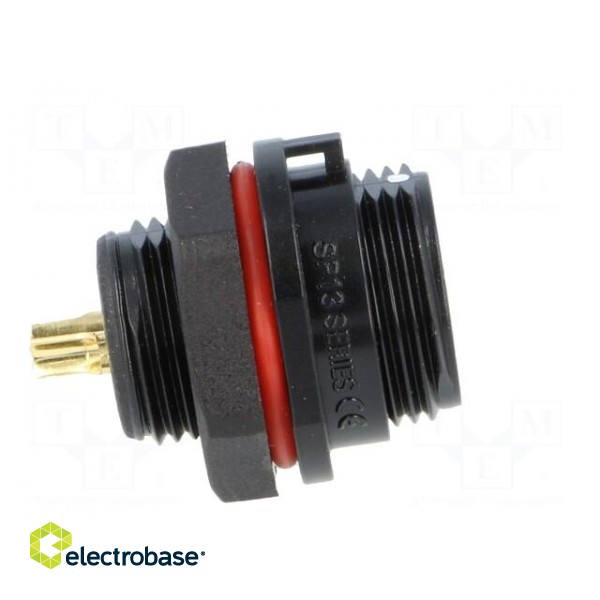 SP13 | socket | female | PIN: 2 | IP68 | 13A | soldering | 250V | 2mm2 image 7