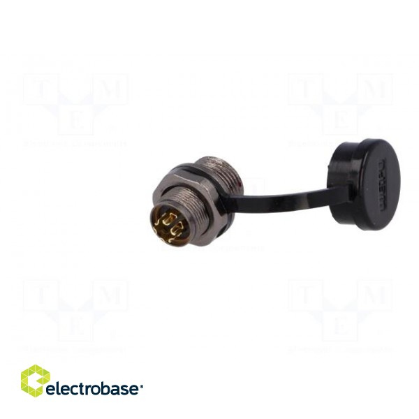 ST12 | socket | female | PIN: 6 | IP67 | 5A | soldering | 125V | 0.75mm2 image 6