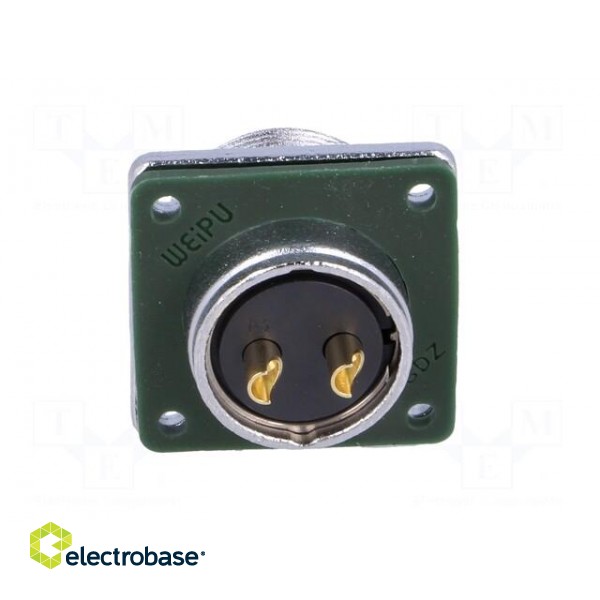 Socket | female | WF | PIN: 2 | IP67 | soldering | 500V | Case: size 20 image 5