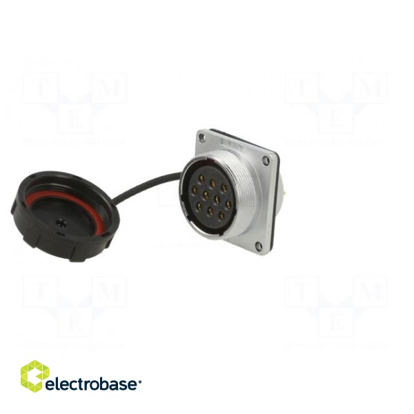 Socket | WF28 | female | PIN: 10 | IP67 | 25A | soldering | 500V | 4mm2 | 11AWG paveikslėlis 2